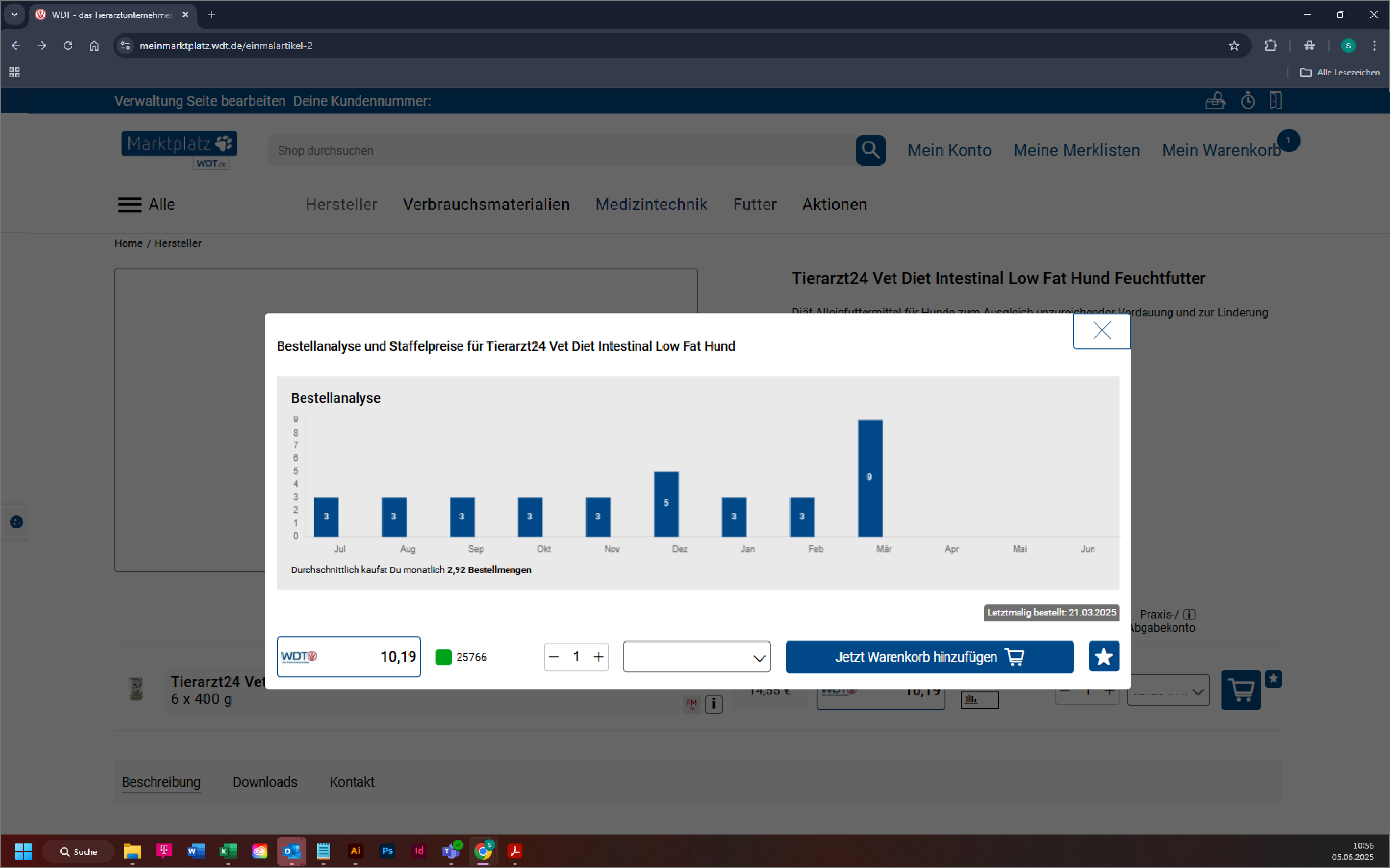 Screenshot vom neuen Marktplatz-Design